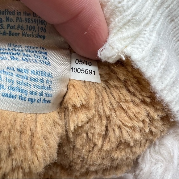 Build a Bear Workshop BAB Pawlette Floppy Bunny Rabbit Stuffed Plush - Easter. - Picture 6 of 7